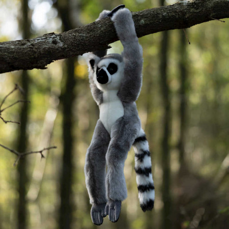 Animigos World Of Nature Hanging Ring Tailed Lemur
