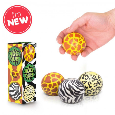 Scrunchems Safari Diddy Squish Balls