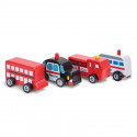 Wooden Wheels Toy Cars